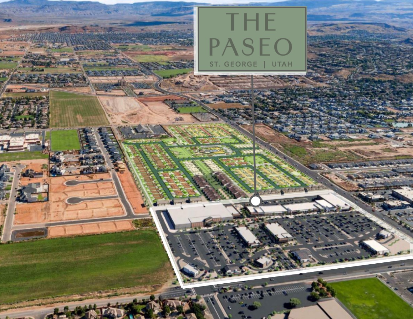 ST. GEORGE, UTAH – Elevated Property Company is thrilled to announce the acquisition of approximately 21.78 acres in St. George, Utah, for the development of The Paseo - a new retail lifestyle destination. This significant acquisition marks a pivotal moment for the burgeoning community of St. George, and another project underway for EPC