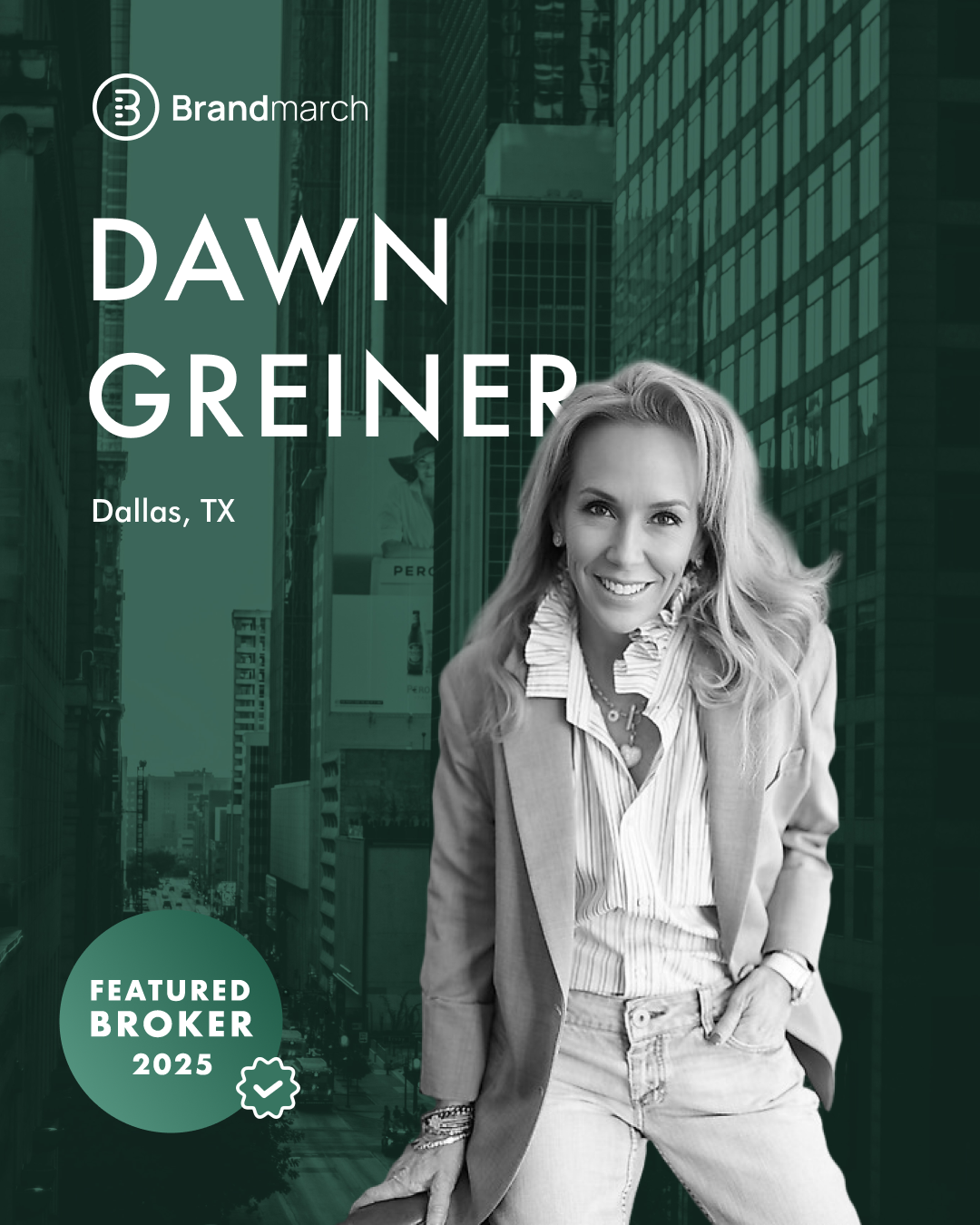 I am happy to introduce one of our newest Featured Brokers,  @[Dawn Greiner](41781c97-37bc-4d6f-8ace-6dfc6384c9e3) (image 3)