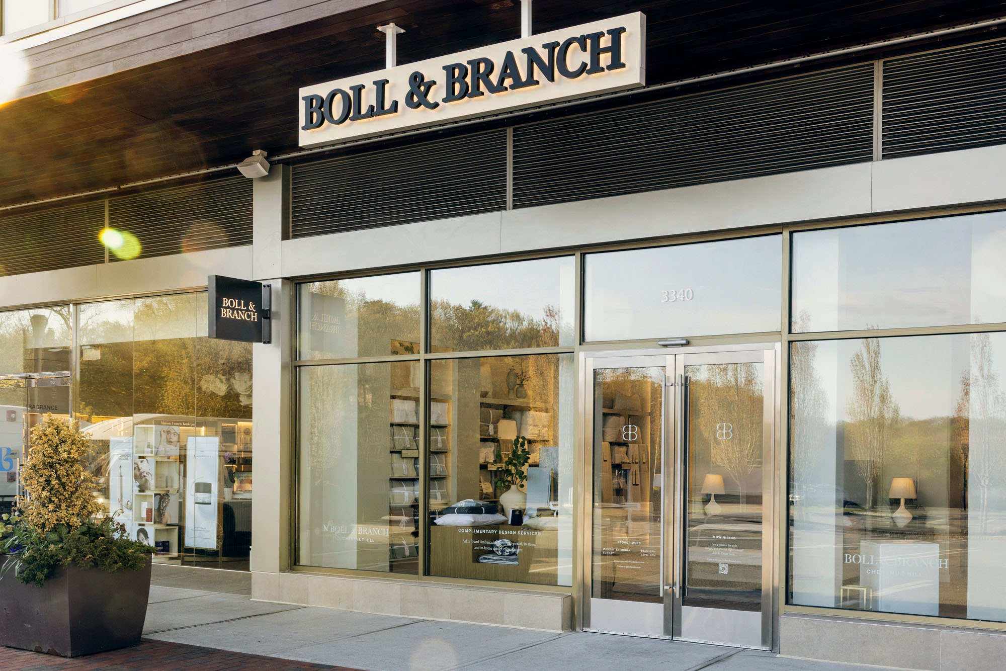 Boll & Branch has opened its doors at wWestfield Old Orchard in Skokie,IL! (image 1)