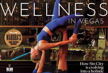 BLVD Las Vegas on the cover of Las Vegas Weekly for Wellness in Vegas