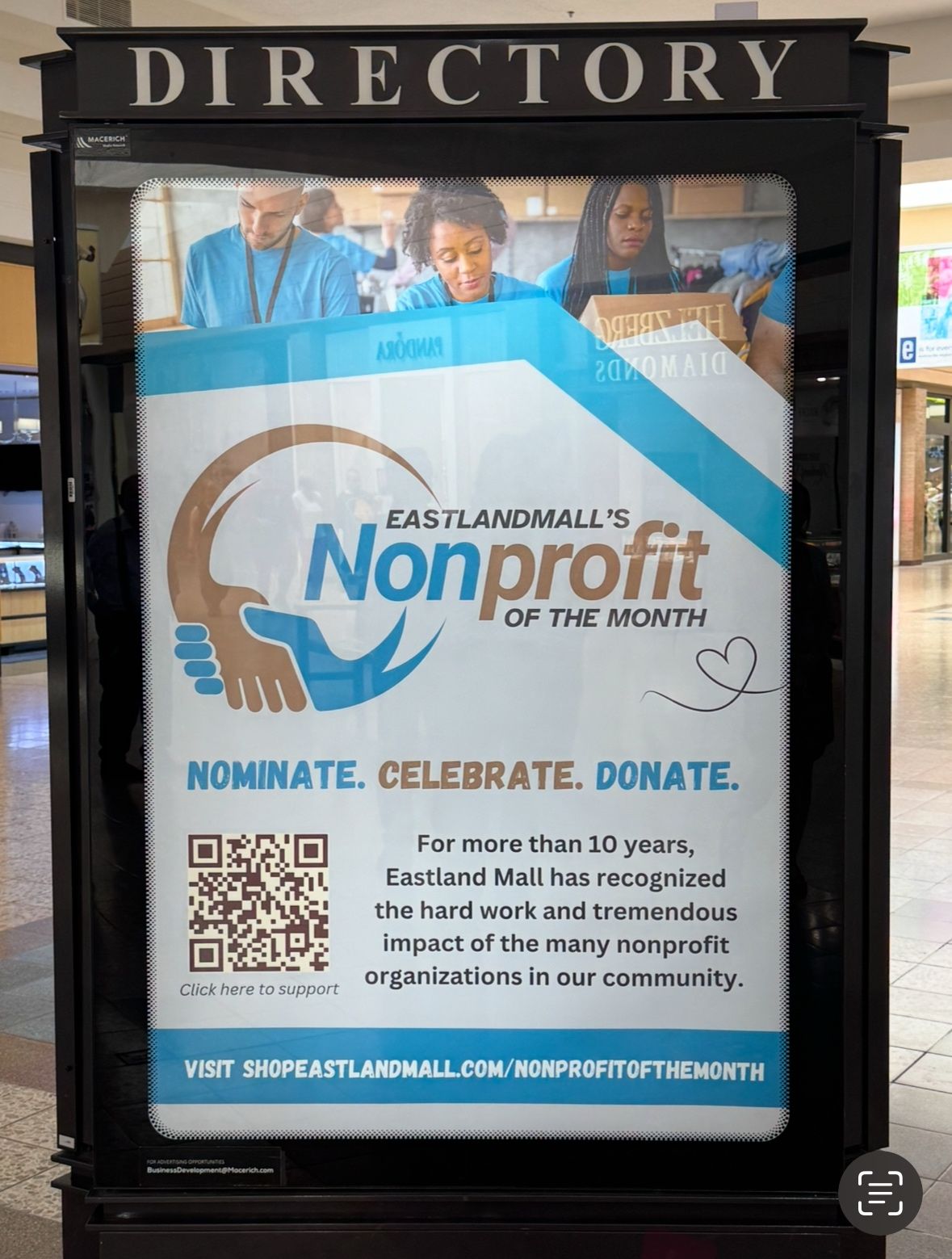 Eastland takes pride in its community and, every month, shines a spotlight on a deserving organization. For over 10 years, the center has recognized the hard work and tremendous impact of many nonprofit organizations in its community (image 2)