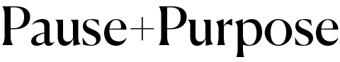 Pause + Purpose logo
