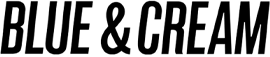 Blue and Cream logo